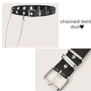 CHAIN BELT DUO